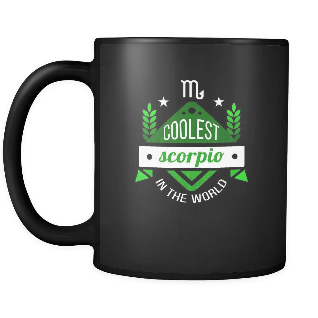 Zodiac Coffee Cup - Coolest scorpio in the world-Drinkware-Teelime | shirts-hoodies-mugs