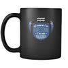 Zodiac Of course I'm awesome I'm an aquarius 11oz Black Mug-Drinkware-Teelime | shirts-hoodies-mugs