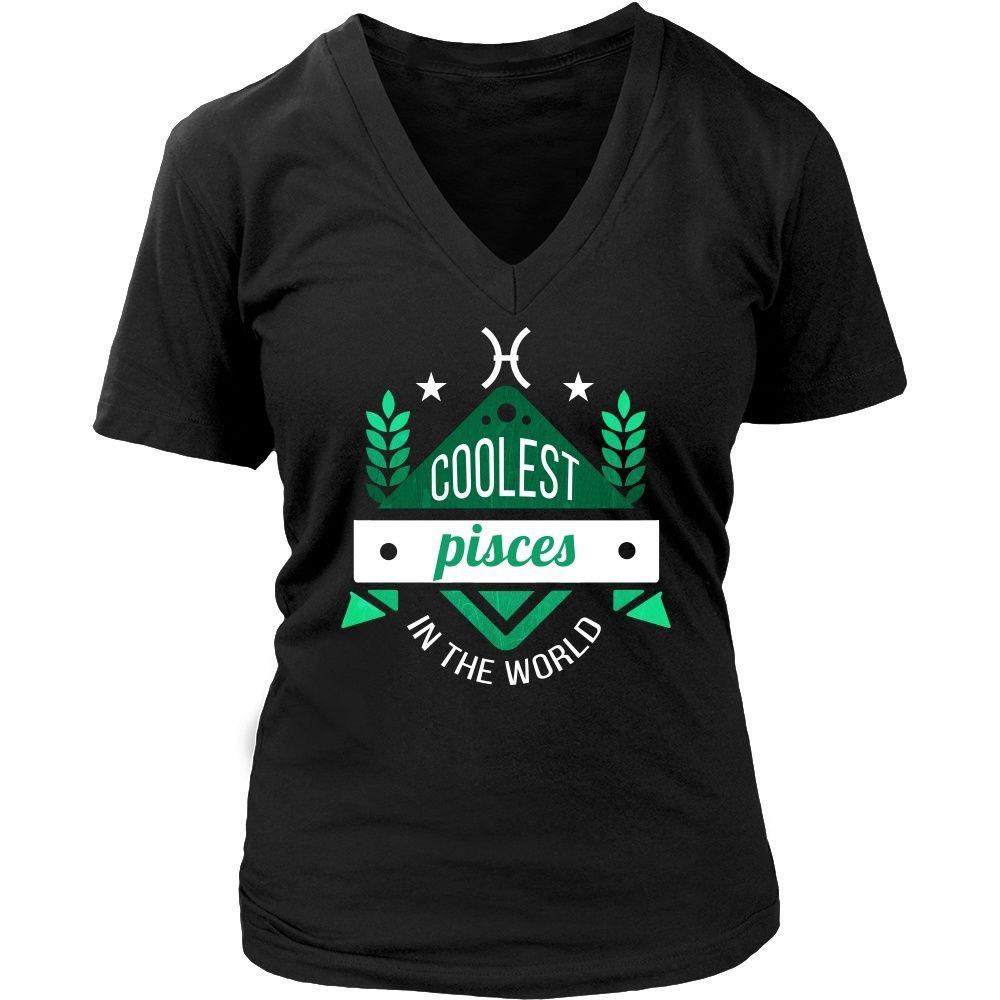 Zodiac T Shirt - Coolest Pisces in the world-T-shirt-Teelime | shirts-hoodies-mugs
