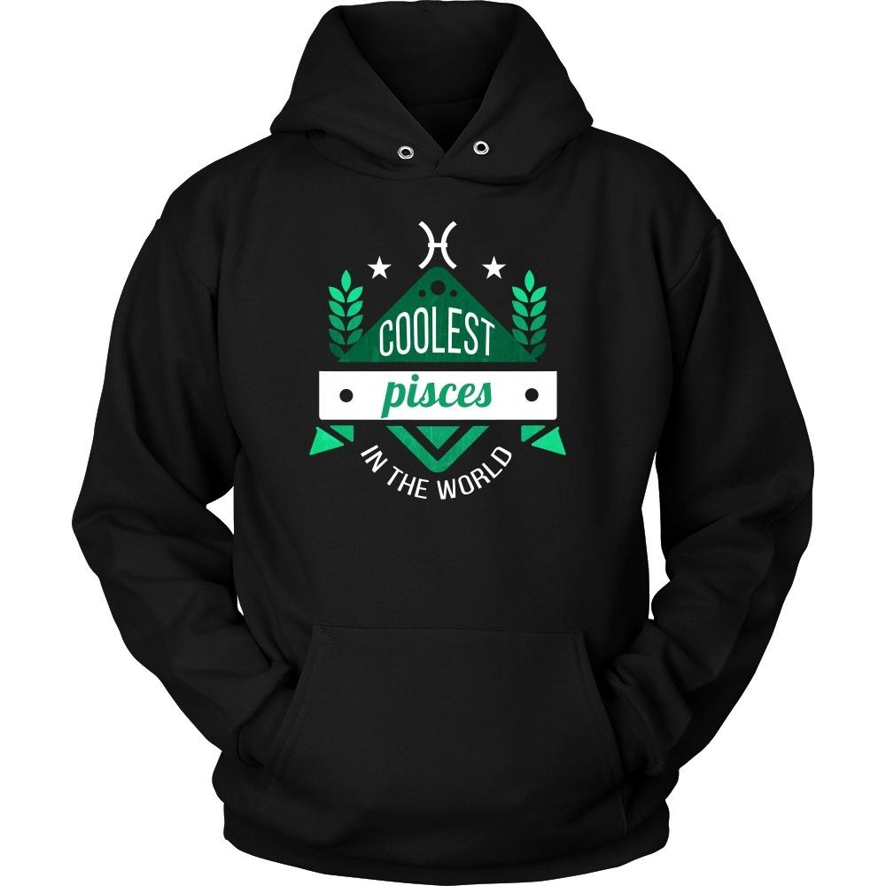 Zodiac T Shirt - Coolest Pisces in the world-T-shirt-Teelime | shirts-hoodies-mugs