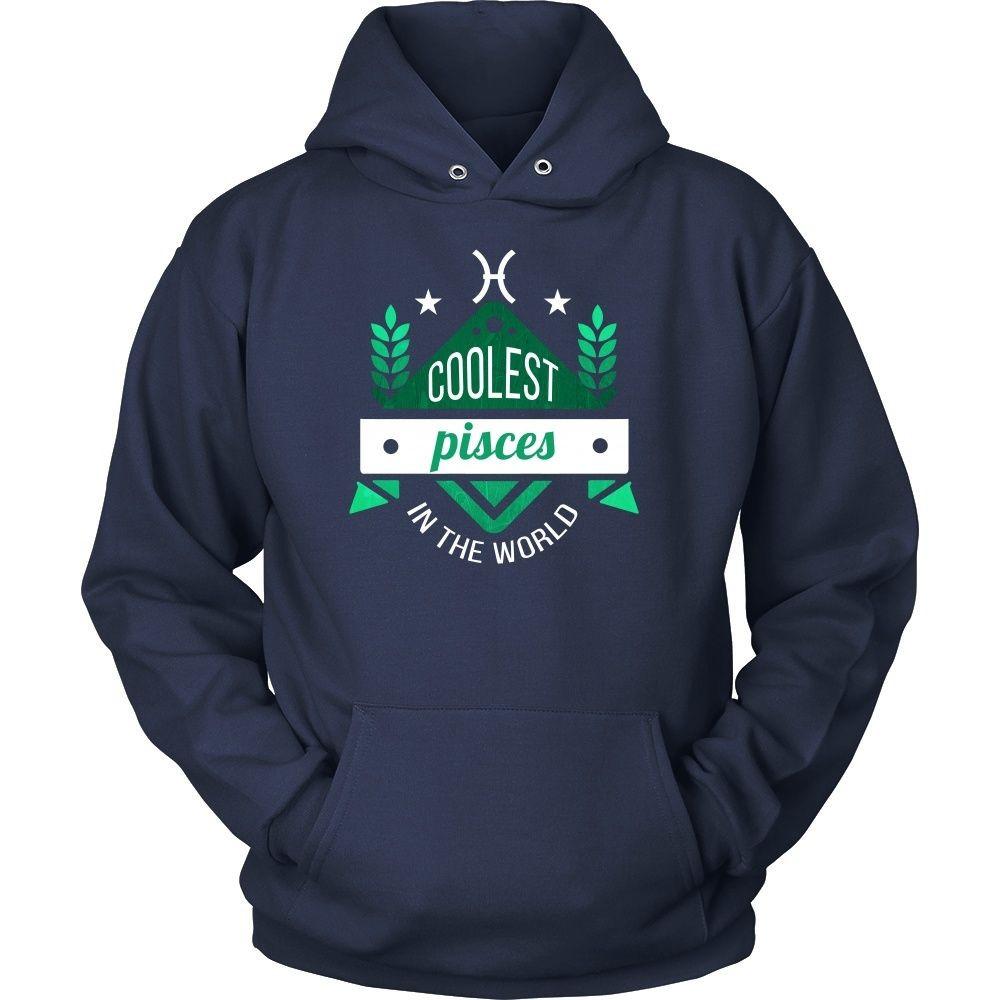Zodiac T Shirt - Coolest Pisces in the world-T-shirt-Teelime | shirts-hoodies-mugs