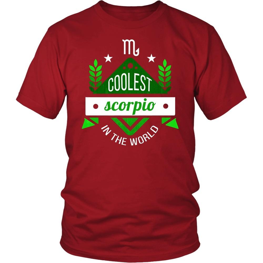 Zodiac T Shirt - Coolest Scorpio in the world-T-shirt-Teelime | shirts-hoodies-mugs