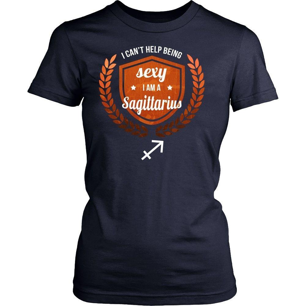 Zodiac T Shirt - I can't help being sexy I am a Sagittarius-T-shirt-Teelime | shirts-hoodies-mugs