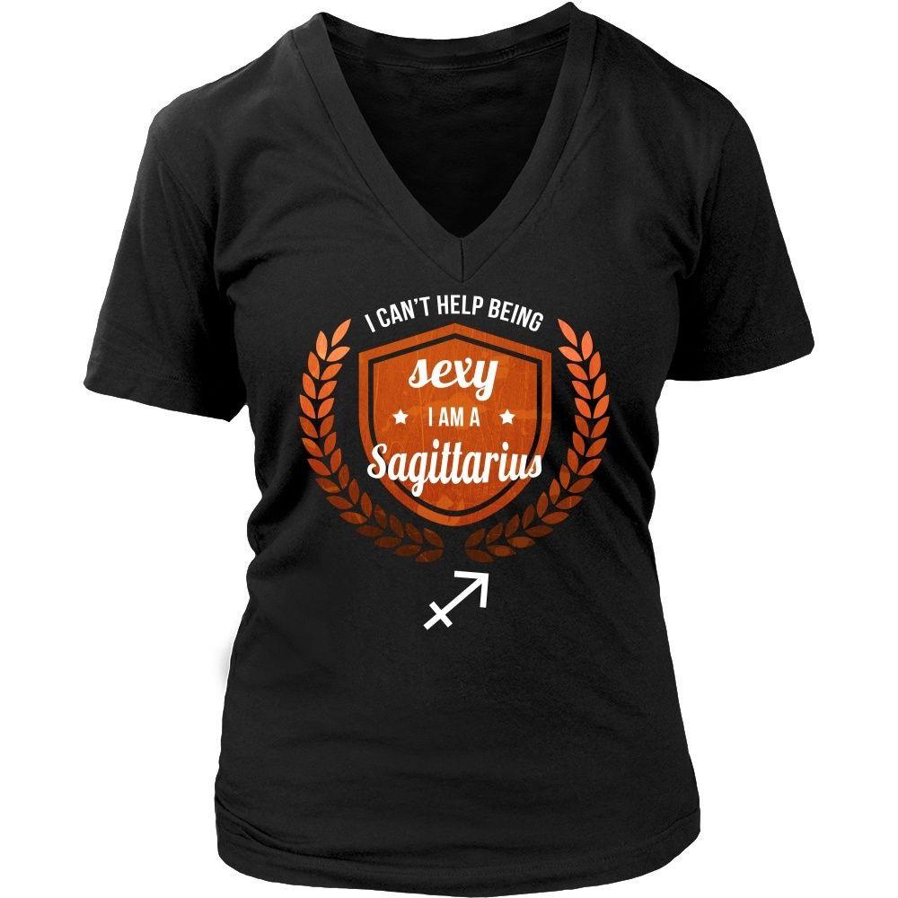 Zodiac T Shirt - I can't help being sexy I am a Sagittarius-T-shirt-Teelime | shirts-hoodies-mugs