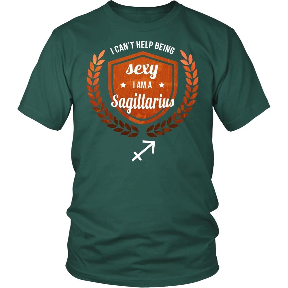Zodiac T Shirt - I can't help being sexy I am a Sagittarius-T-shirt-Teelime | shirts-hoodies-mugs