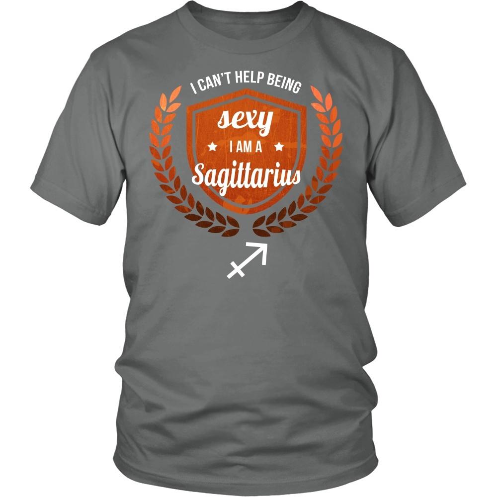 Zodiac T Shirt - I can't help being sexy I am a Sagittarius-T-shirt-Teelime | shirts-hoodies-mugs