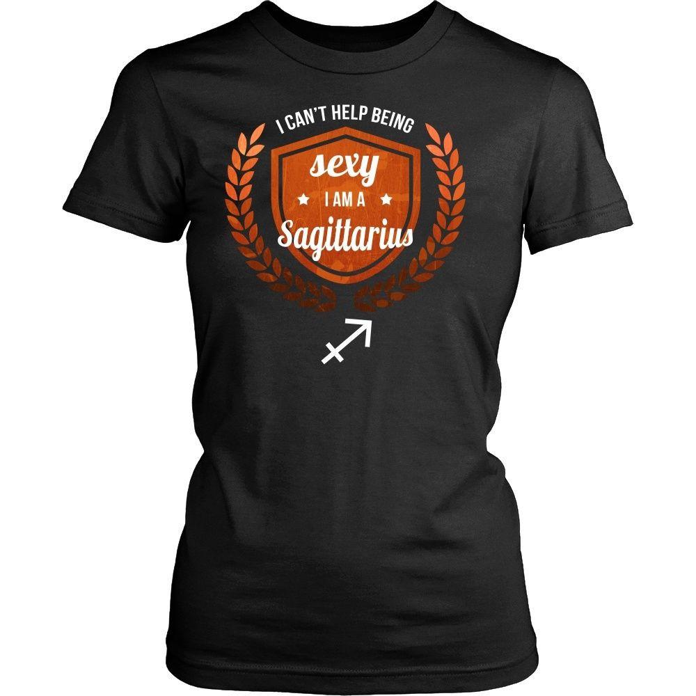 Zodiac T Shirt - I can't help being sexy I am a Sagittarius-T-shirt-Teelime | shirts-hoodies-mugs