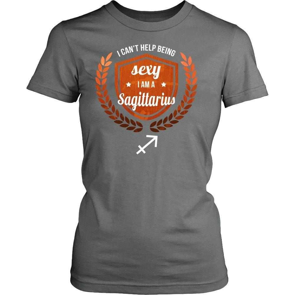 Zodiac T Shirt - I can't help being sexy I am a Sagittarius-T-shirt-Teelime | shirts-hoodies-mugs