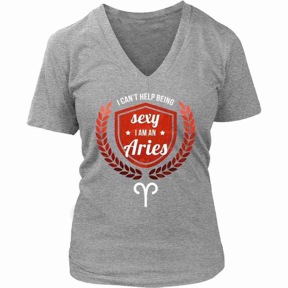 Zodiac T Shirt - I can't help being sexy I am an Aries-T-shirt-Teelime | shirts-hoodies-mugs