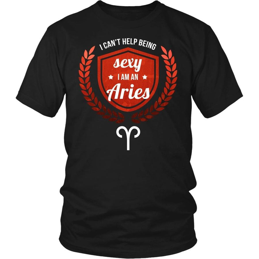Zodiac T Shirt - I can't help being sexy I am an Aries-T-shirt-Teelime | shirts-hoodies-mugs